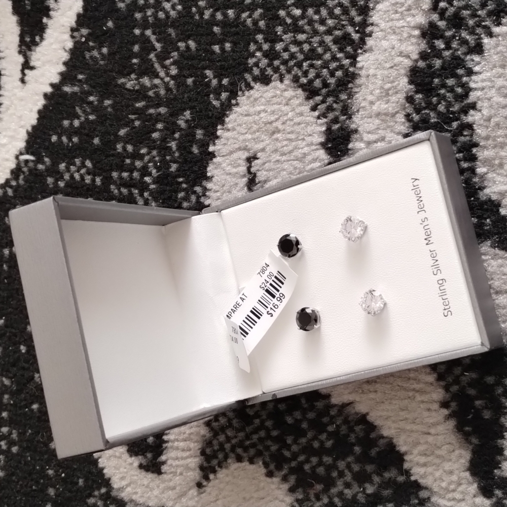Men's Earrings Box Set